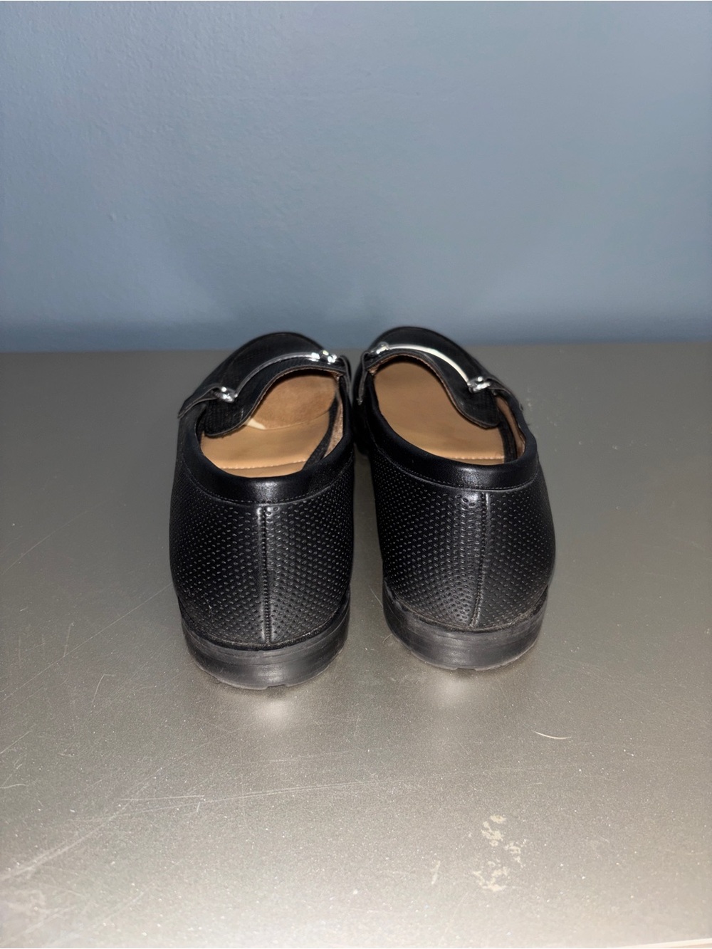 Kelly & Katie Women's 8 Perforated Bit Loafer Slip On Shoes - Picture 3 of 5